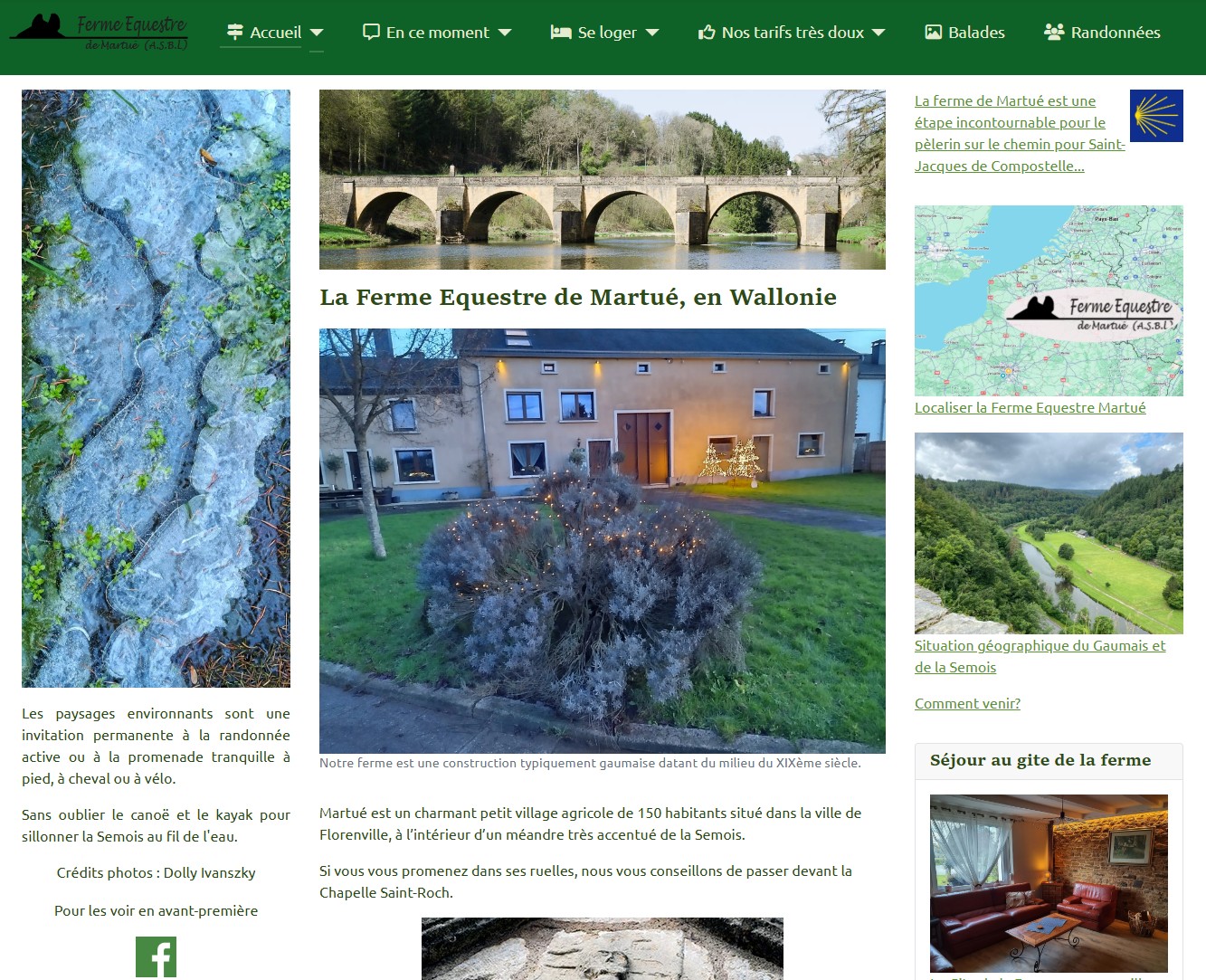 la ferme équestre de Martué
